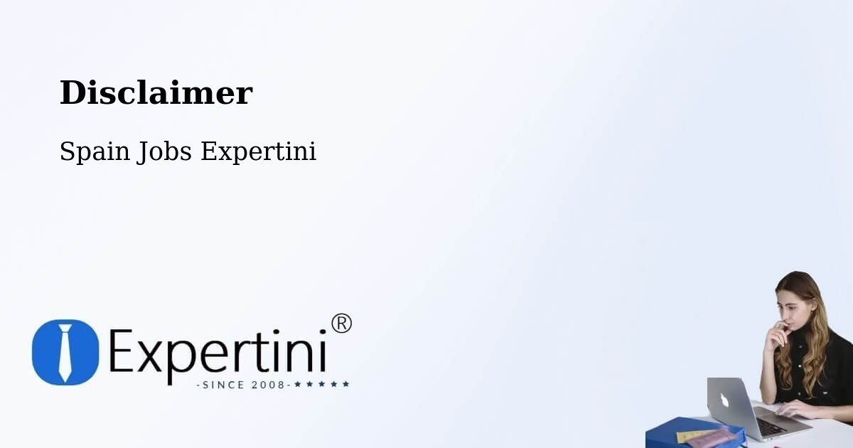 Disclaimer – Cadaqués - Spain Jobs Expertini